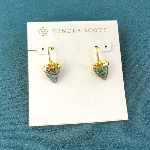 Kendra Scott Jewelry Kendra Scott Oleana Abalone Shell Gold Drop